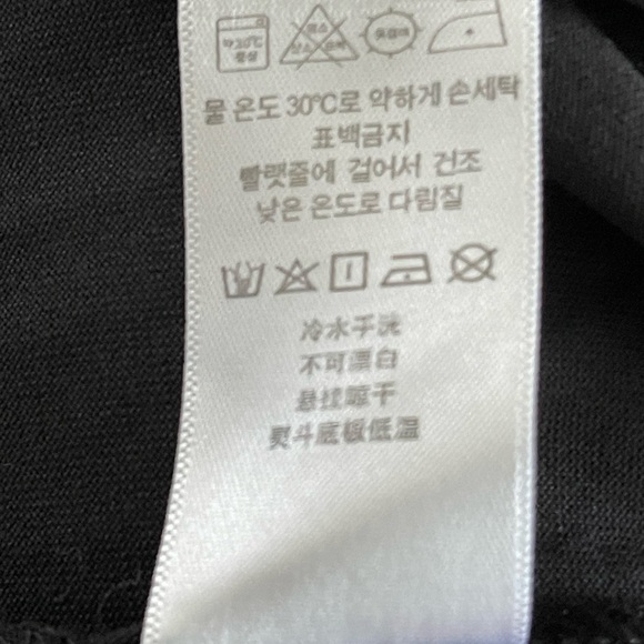 NAKED ZEBRA   Charcoal Gray L/S Tunic/Low Cowl Back & Cream Accents   Small - Picture 6 of 8